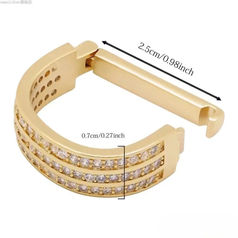 Fashionable Men's High-end Tie Clips D-shaped M Ö Bius Suit Formal Hoop Wedding Party Clothing Accessories - Image 7