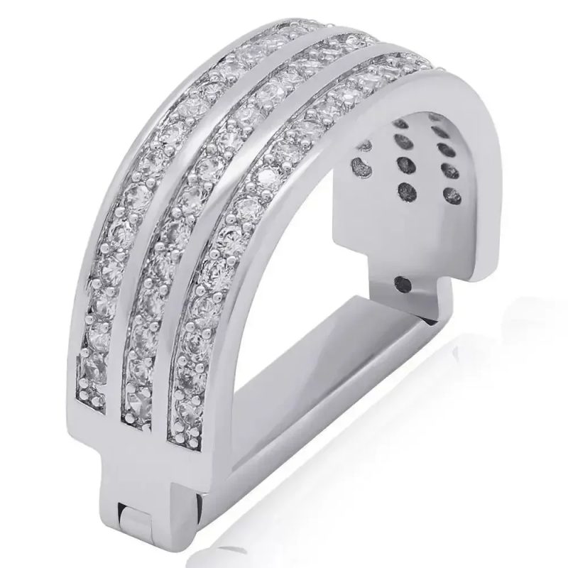 Fashionable Men's High-end Tie Clips D-shaped M Ö Bius Suit Formal Hoop Wedding Party Clothing Accessories - Image 8
