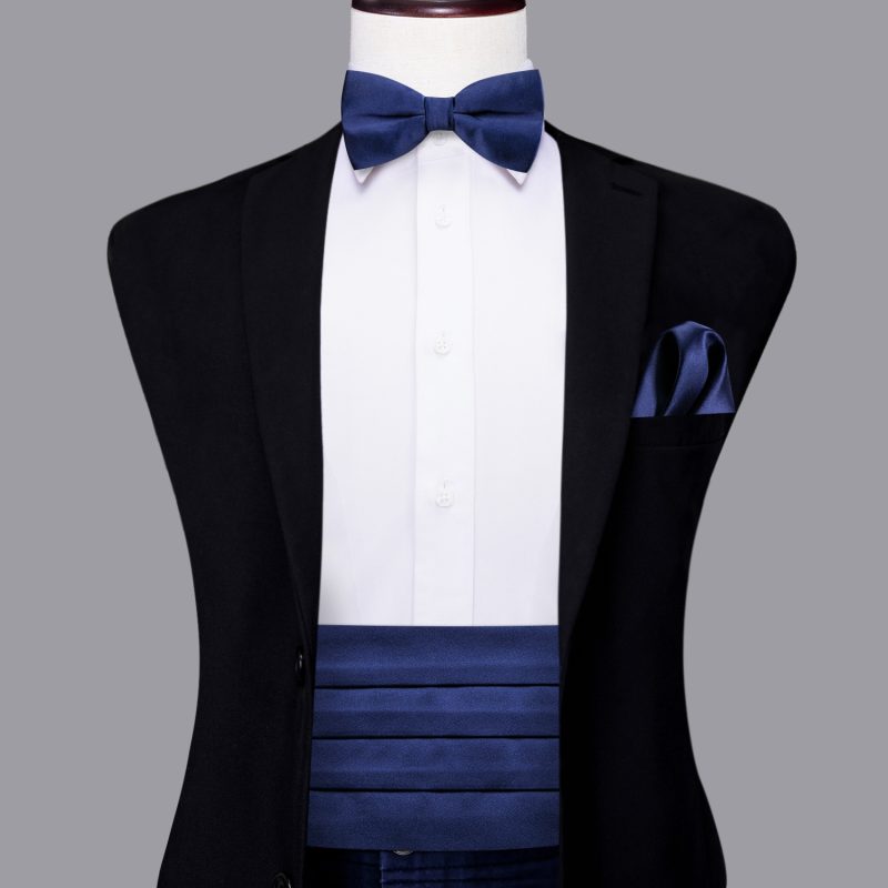 YF-2006 Hi-Tie Luxury Designer Paisley Red Cummerbund Bow tie Set Formal Tuxedo Corset Elastic Belt for Men Wedding Cummerbunds - Image 25