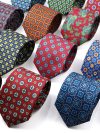 Super Soft Bohemian Silk Ties Men's Fashion 7.5cm Necktie For Men Wedding Business Meeting Gravata Colorful Novelty Printing Tie