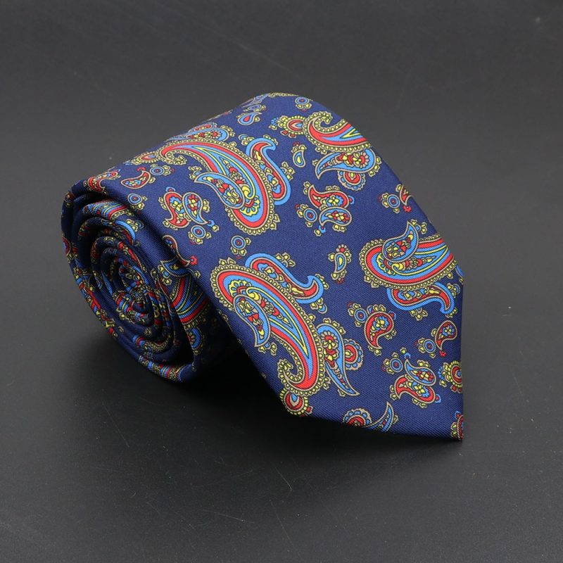 Super Soft Bohemian Silk Ties Men's Fashion 7.5cm Necktie For Men Wedding Business Meeting Gravata Colorful Novelty Printing Tie - Image 15