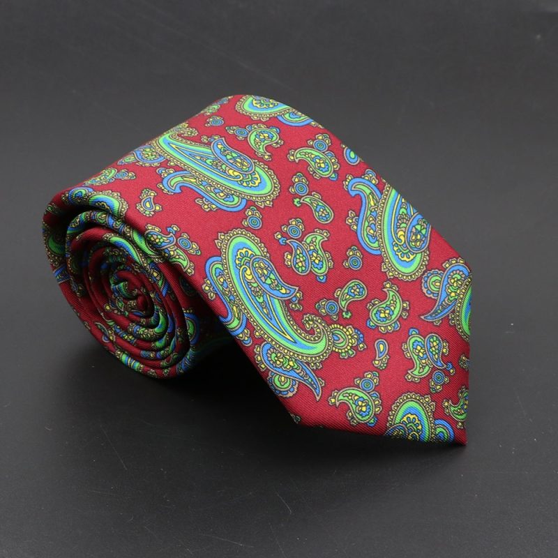 Super Soft Bohemian Silk Ties Men's Fashion 7.5cm Necktie For Men Wedding Business Meeting Gravata Colorful Novelty Printing Tie - Image 16