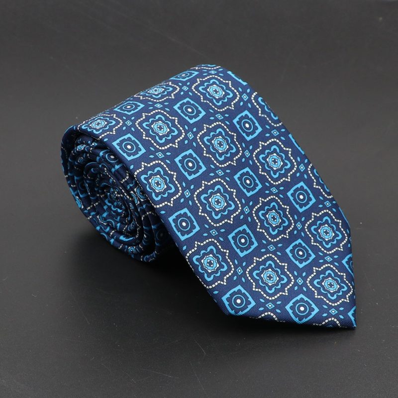 Super Soft Bohemian Silk Ties Men's Fashion 7.5cm Necktie For Men Wedding Business Meeting Gravata Colorful Novelty Printing Tie - Image 23
