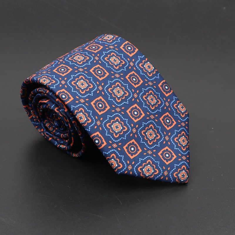 Super Soft Bohemian Silk Ties Men's Fashion 7.5cm Necktie For Men Wedding Business Meeting Gravata Colorful Novelty Printing Tie - Image 24