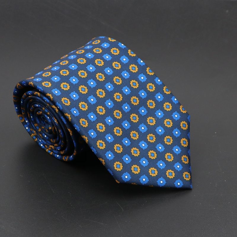 Super Soft Bohemian Silk Ties Men's Fashion 7.5cm Necktie For Men Wedding Business Meeting Gravata Colorful Novelty Printing Tie - Image 26