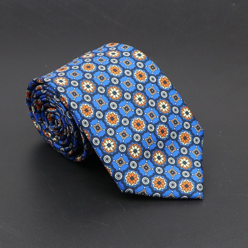 Super Soft Bohemian Silk Ties Men's Fashion 7.5cm Necktie For Men Wedding Business Meeting Gravata Colorful Novelty Printing Tie - Image 28