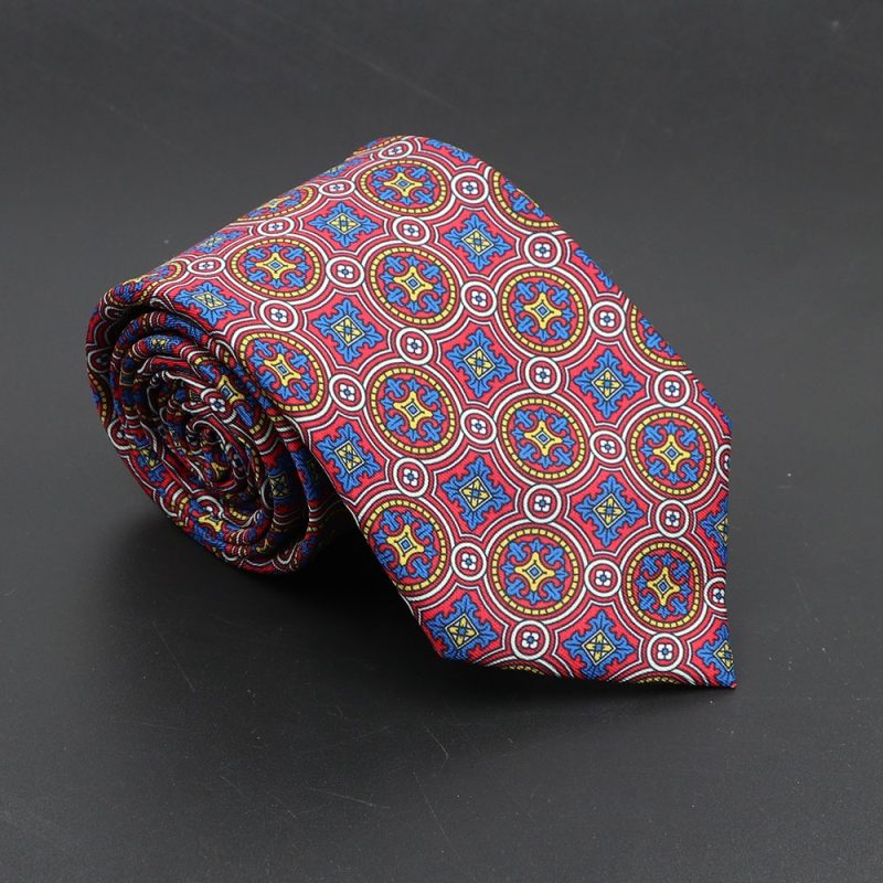 Super Soft Bohemian Silk Ties Men's Fashion 7.5cm Necktie For Men Wedding Business Meeting Gravata Colorful Novelty Printing Tie - Image 32