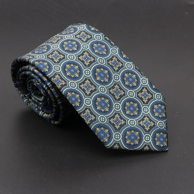 Super Soft Bohemian Silk Ties Men's Fashion 7.5cm Necktie For Men Wedding Business Meeting Gravata Colorful Novelty Printing Tie - Image 33