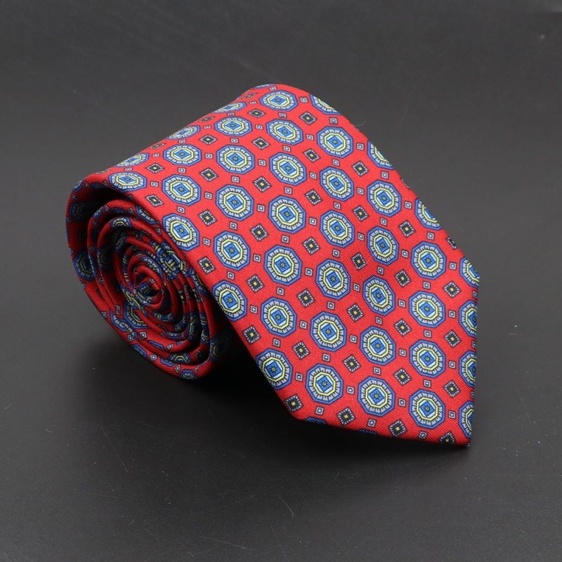 Super Soft Bohemian Silk Ties Men's Fashion 7.5cm Necktie For Men Wedding Business Meeting Gravata Colorful Novelty Printing Tie - Image 37