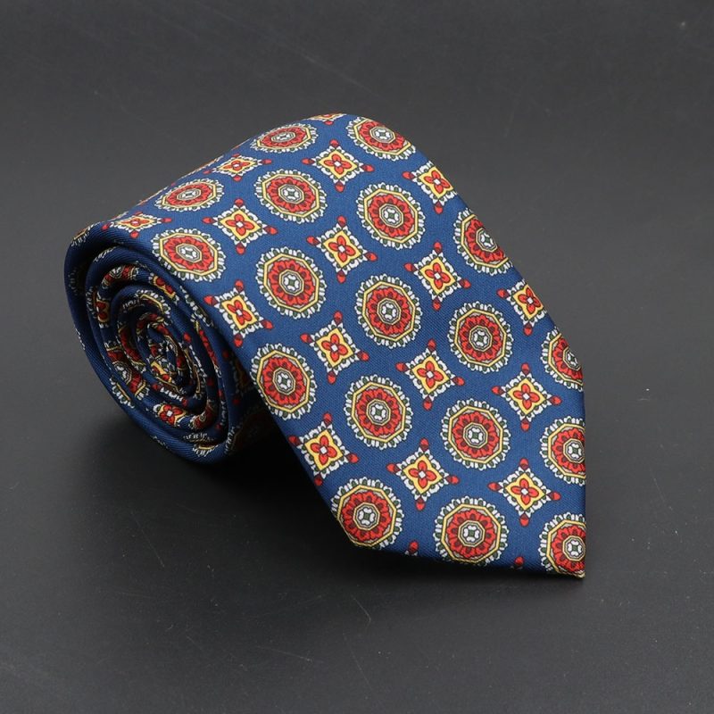 Super Soft Bohemian Silk Ties Men's Fashion 7.5cm Necktie For Men Wedding Business Meeting Gravata Colorful Novelty Printing Tie - Image 40