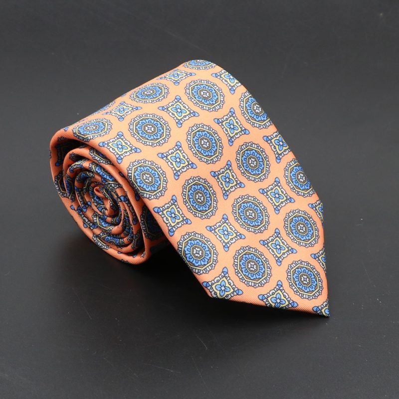 Super Soft Bohemian Silk Ties Men's Fashion 7.5cm Necktie For Men Wedding Business Meeting Gravata Colorful Novelty Printing Tie - Image 42