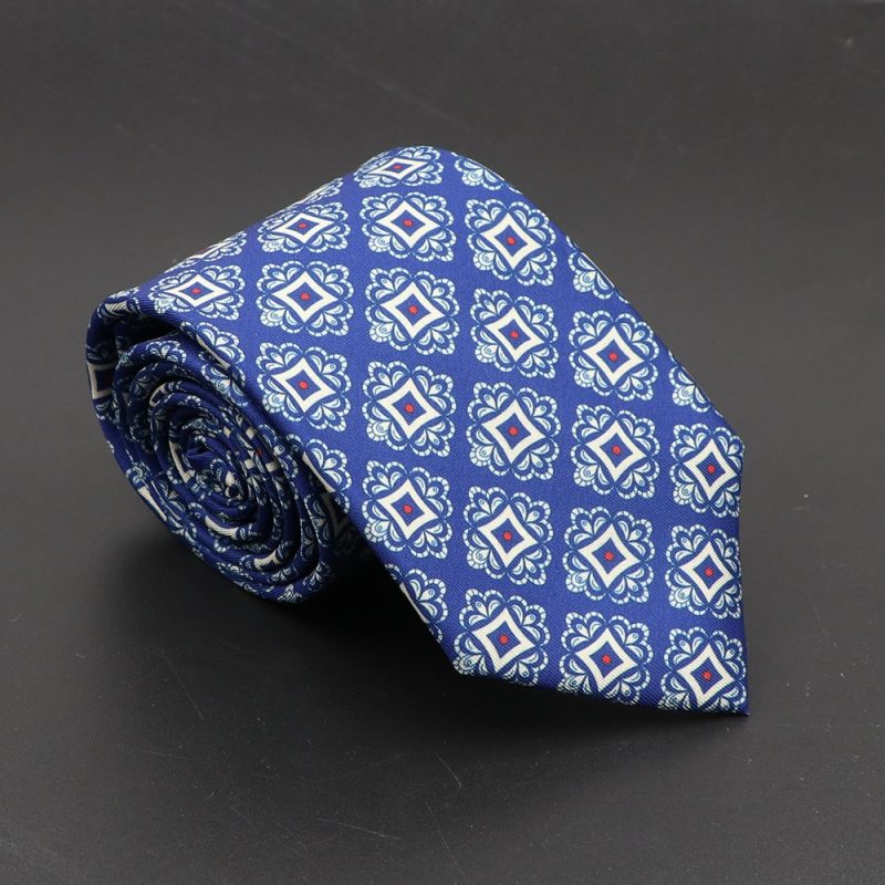 Super Soft Bohemian Silk Ties Men's Fashion 7.5cm Necktie For Men Wedding Business Meeting Gravata Colorful Novelty Printing Tie - Image 44