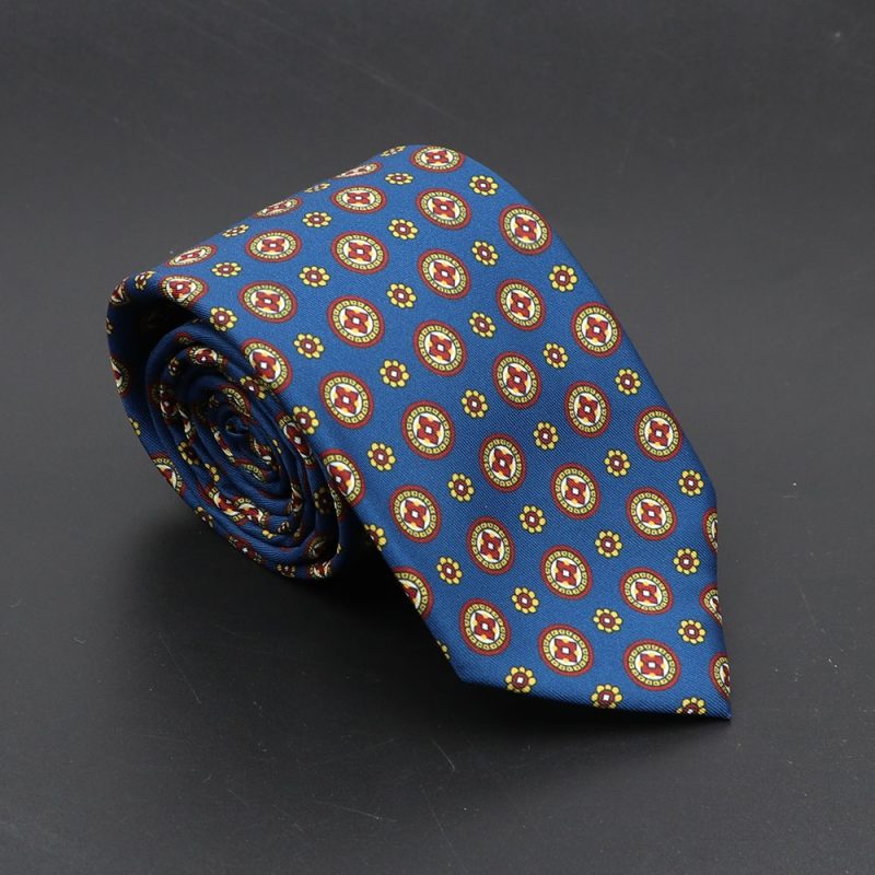 Super Soft Bohemian Silk Ties Men's Fashion 7.5cm Necktie For Men Wedding Business Meeting Gravata Colorful Novelty Printing Tie - Image 50