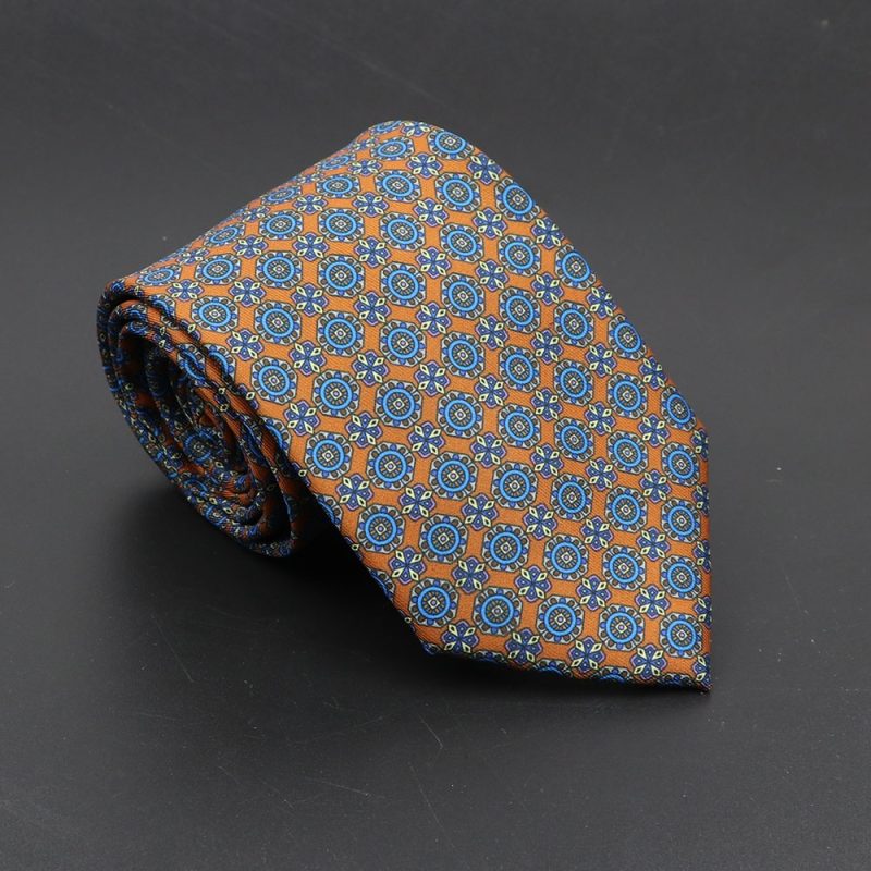 Super Soft Bohemian Silk Ties Men's Fashion 7.5cm Necktie For Men Wedding Business Meeting Gravata Colorful Novelty Printing Tie - Image 58