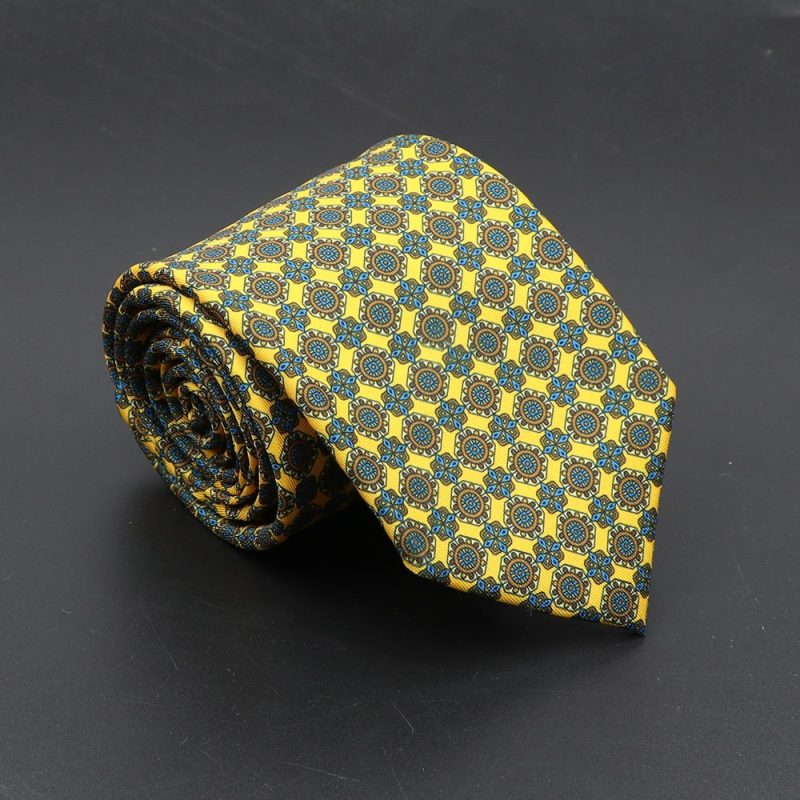 Super Soft Bohemian Silk Ties Men's Fashion 7.5cm Necktie For Men Wedding Business Meeting Gravata Colorful Novelty Printing Tie - Image 60