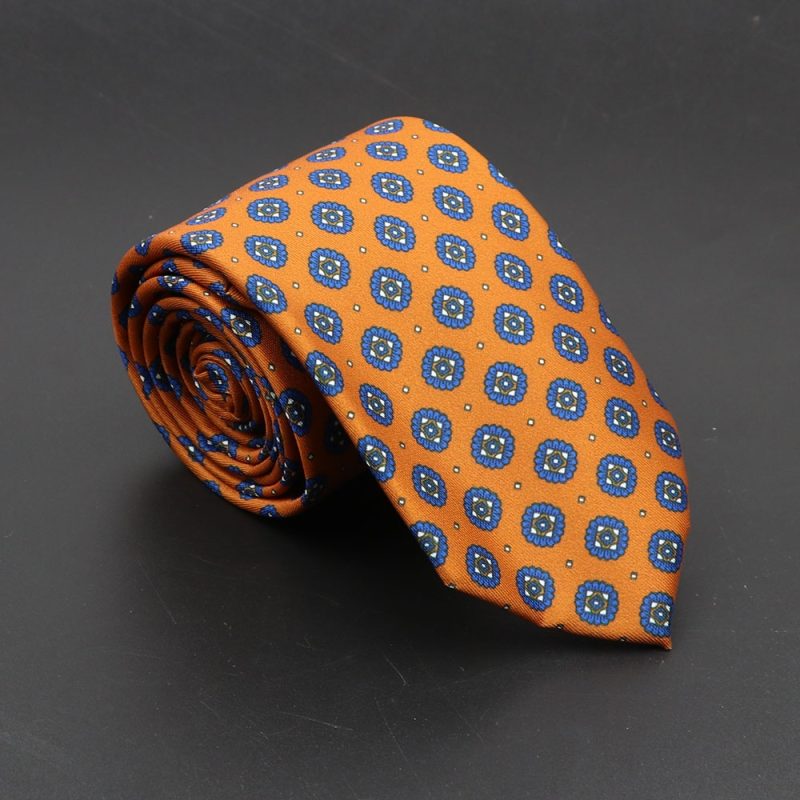 Super Soft Bohemian Silk Ties Men's Fashion 7.5cm Necktie For Men Wedding Business Meeting Gravata Colorful Novelty Printing Tie - Image 62