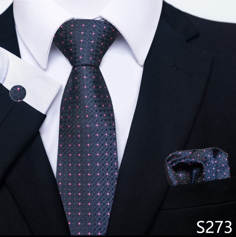 Hot Sale Brand Silk Tie Pocket Squares Necktie Suit Accessories Gravtas Fit Group Holiday Party Wedding Tie - Image 16