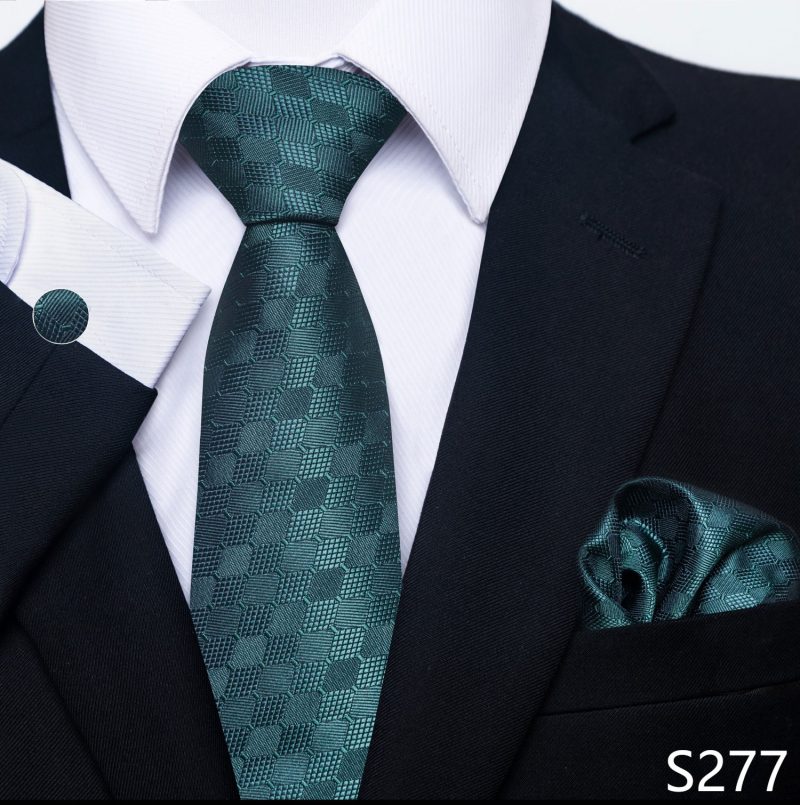 Hot Sale Brand Silk Tie Pocket Squares Necktie Suit Accessories Gravtas Fit Group Holiday Party Wedding Tie - Image 20