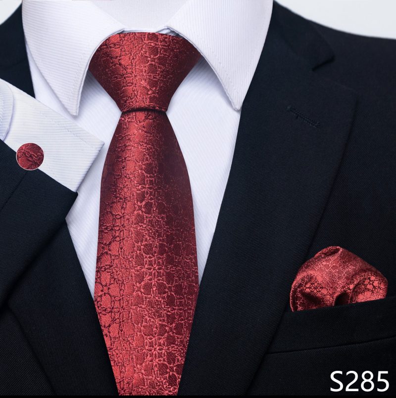 Hot Sale Brand Silk Tie Pocket Squares Necktie Suit Accessories Gravtas Fit Group Holiday Party Wedding Tie - Image 28