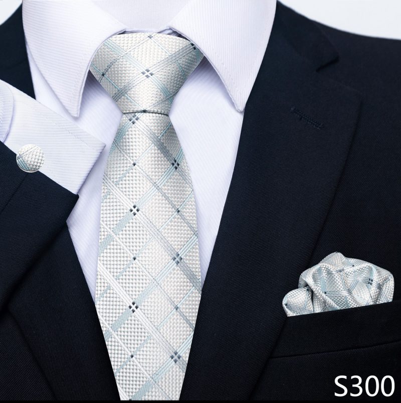 Hot Sale Brand Silk Tie Pocket Squares Necktie Suit Accessories Gravtas Fit Group Holiday Party Wedding Tie - Image 42