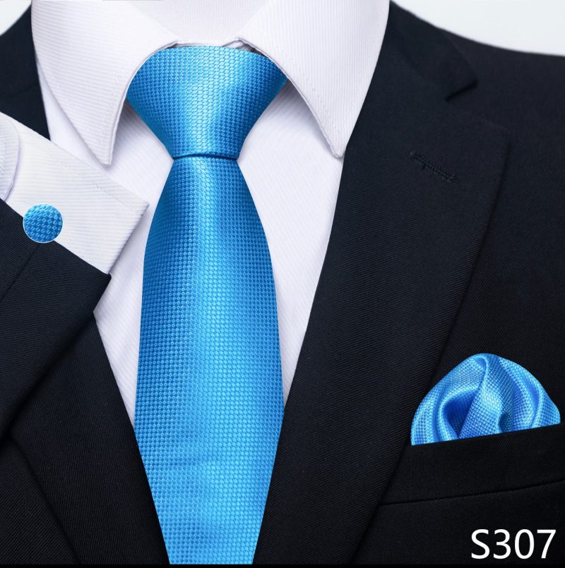 Hot Sale Brand Silk Tie Pocket Squares Necktie Suit Accessories Gravtas Fit Group Holiday Party Wedding Tie - Image 46