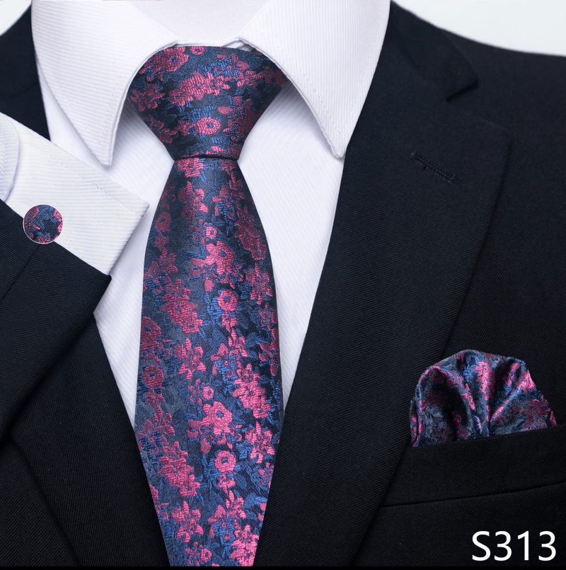 Hot Sale Brand Silk Tie Pocket Squares Necktie Suit Accessories Gravtas Fit Group Holiday Party Wedding Tie - Image 52