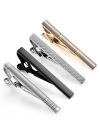 1/4 PCS Wedding Tie Clips Set With Box Accessories Man Cufflinks Short Tie Clip To Man Shirt Minimalist Men's Jewelry Gift Men