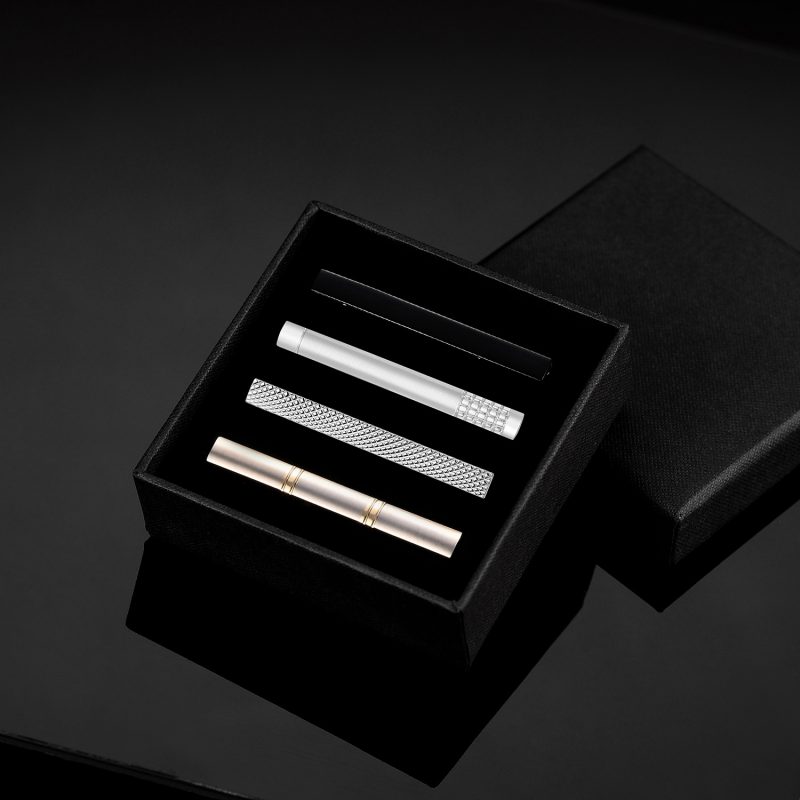 1/4 PCS Wedding Tie Clips Set With Box Accessories Man Cufflinks Short Tie Clip To Man Shirt Minimalist Men's Jewelry Gift Men - Image 2