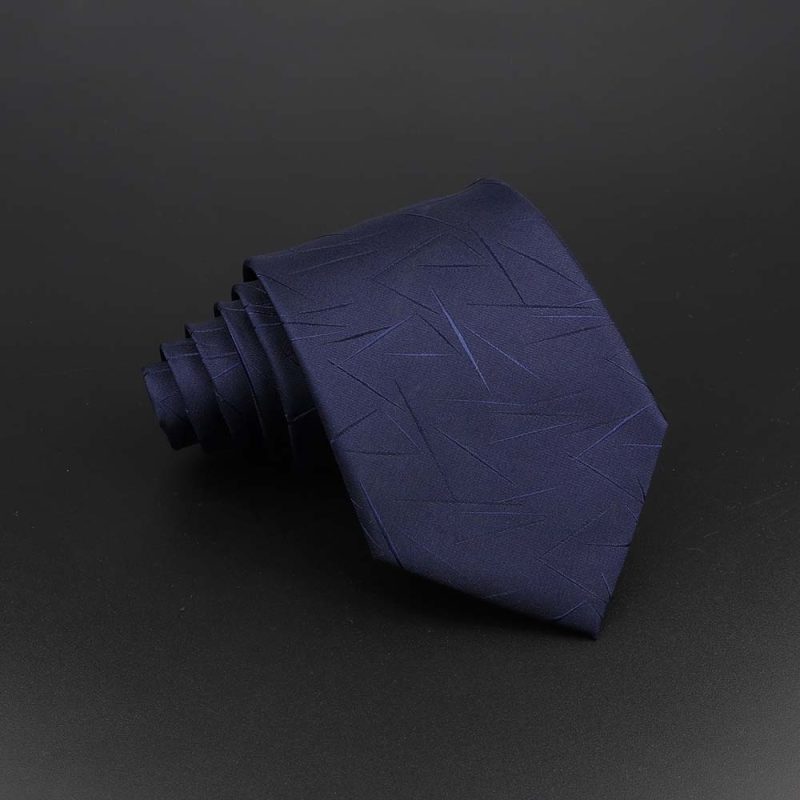 Fashion Polyester Necktie For Men Business Meeting Formal Striped Dot Floral 8cm Jacquard Tie Daily Wear Cravat Suit Accessories - Image 10