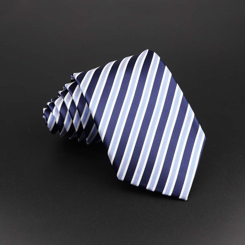 Fashion Polyester Necktie For Men Business Meeting Formal Striped Dot Floral 8cm Jacquard Tie Daily Wear Cravat Suit Accessories - Image 17