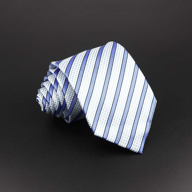 Fashion Polyester Necktie For Men Business Meeting Formal Striped Dot Floral 8cm Jacquard Tie Daily Wear Cravat Suit Accessories - Image 18
