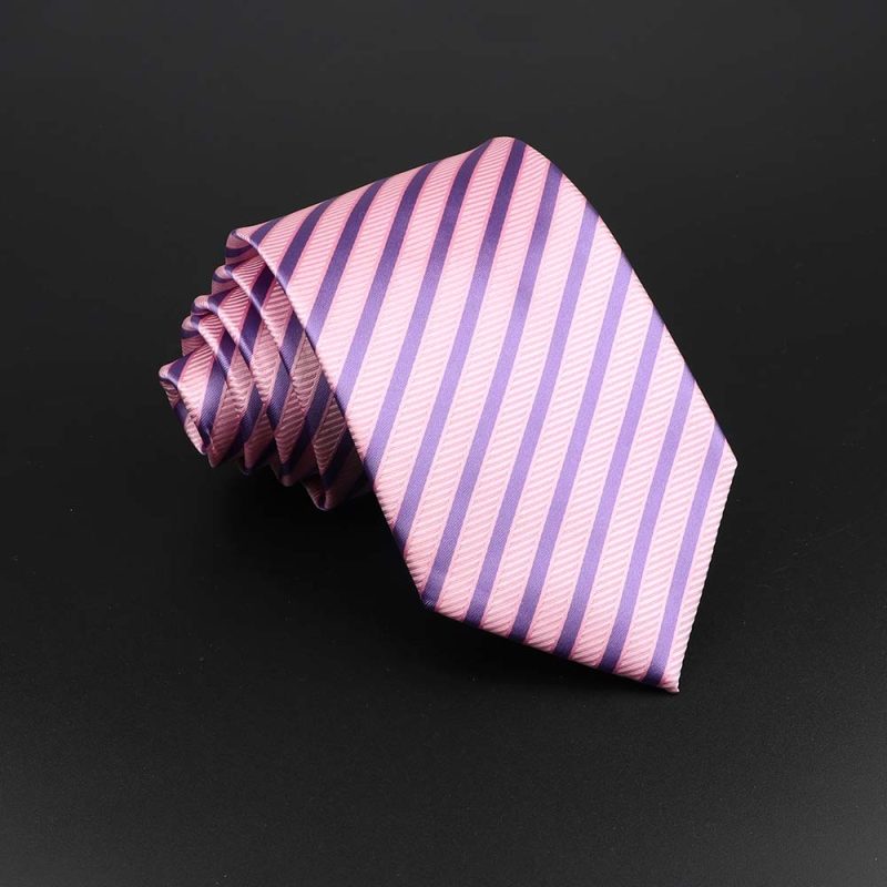 Fashion Polyester Necktie For Men Business Meeting Formal Striped Dot Floral 8cm Jacquard Tie Daily Wear Cravat Suit Accessories - Image 19