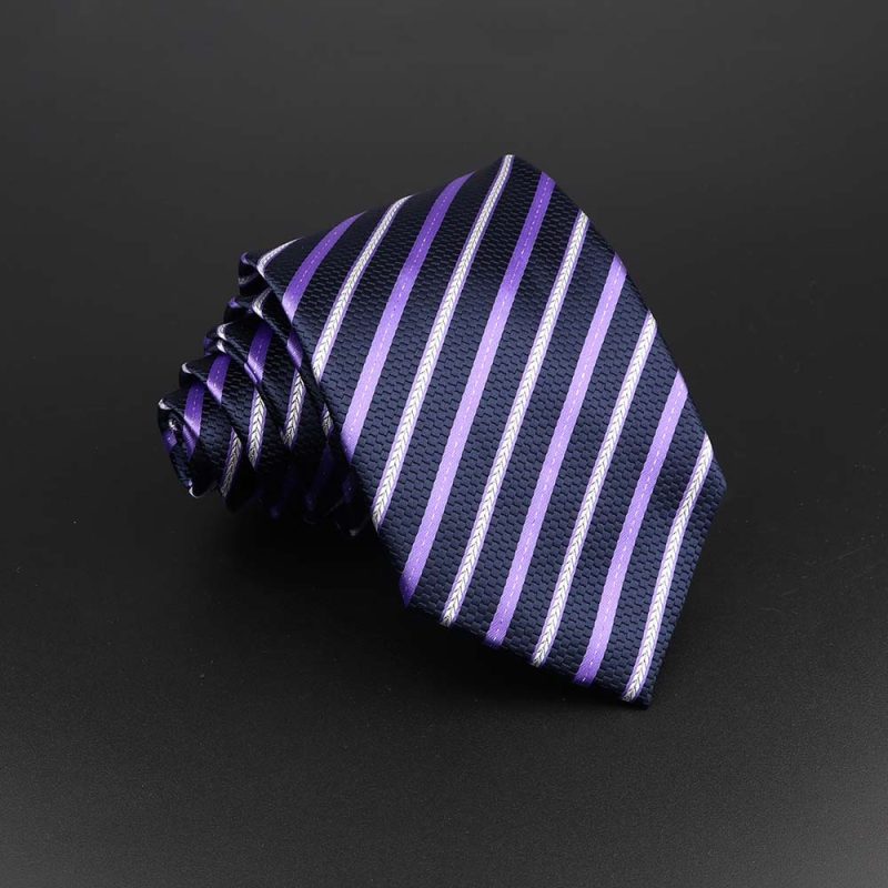 Fashion Polyester Necktie For Men Business Meeting Formal Striped Dot Floral 8cm Jacquard Tie Daily Wear Cravat Suit Accessories - Image 22