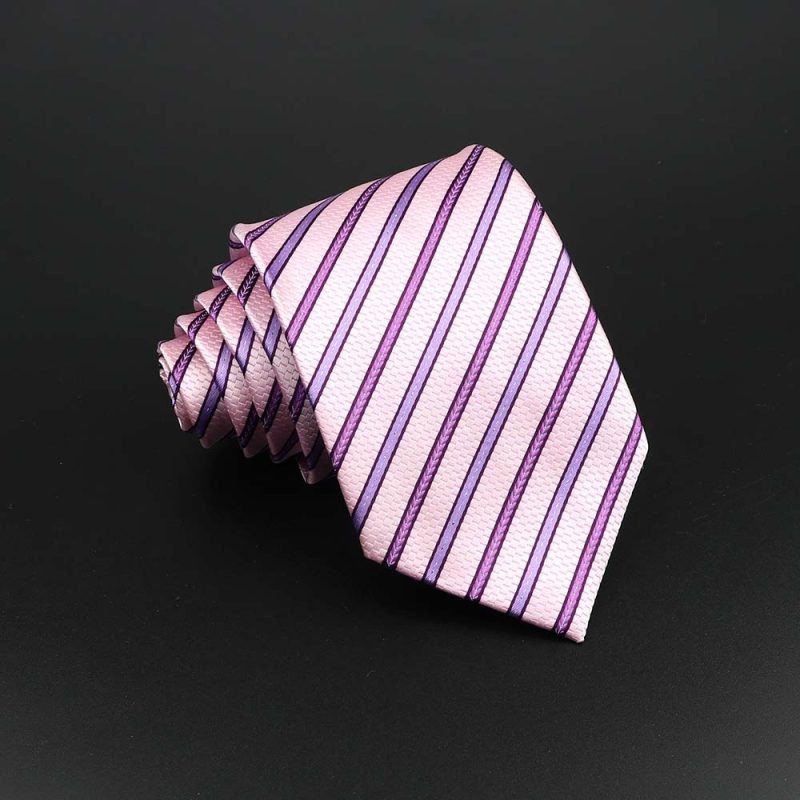 Fashion Polyester Necktie For Men Business Meeting Formal Striped Dot Floral 8cm Jacquard Tie Daily Wear Cravat Suit Accessories - Image 25