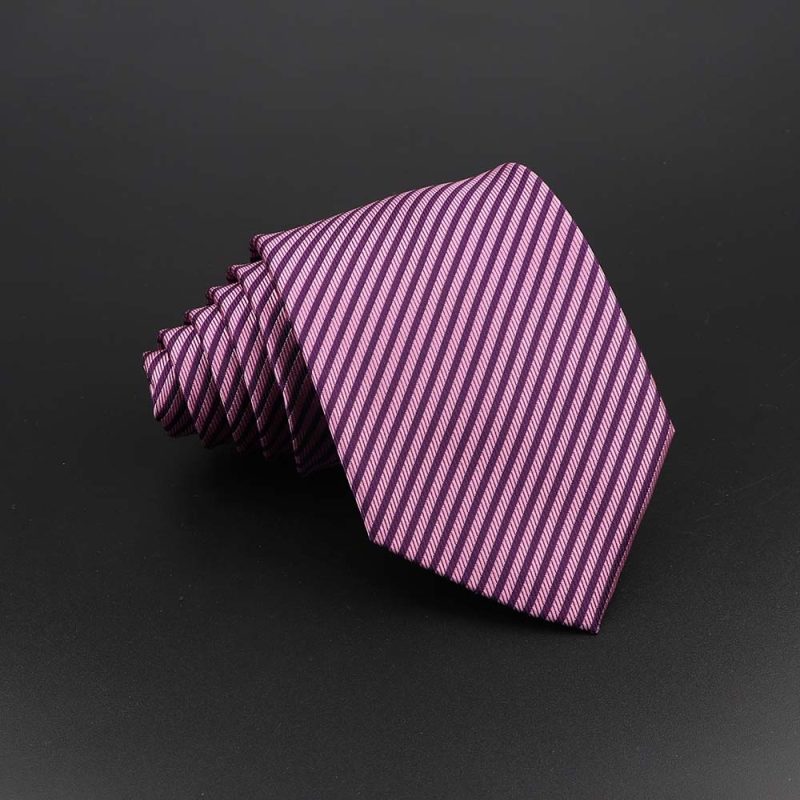 Fashion Polyester Necktie For Men Business Meeting Formal Striped Dot Floral 8cm Jacquard Tie Daily Wear Cravat Suit Accessories - Image 29