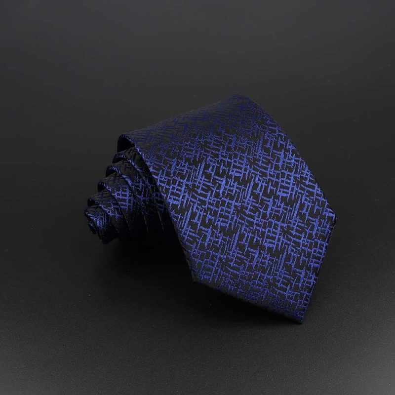 Fashion Polyester Necktie For Men Business Meeting Formal Striped Dot Floral 8cm Jacquard Tie Daily Wear Cravat Suit Accessories - Image 44