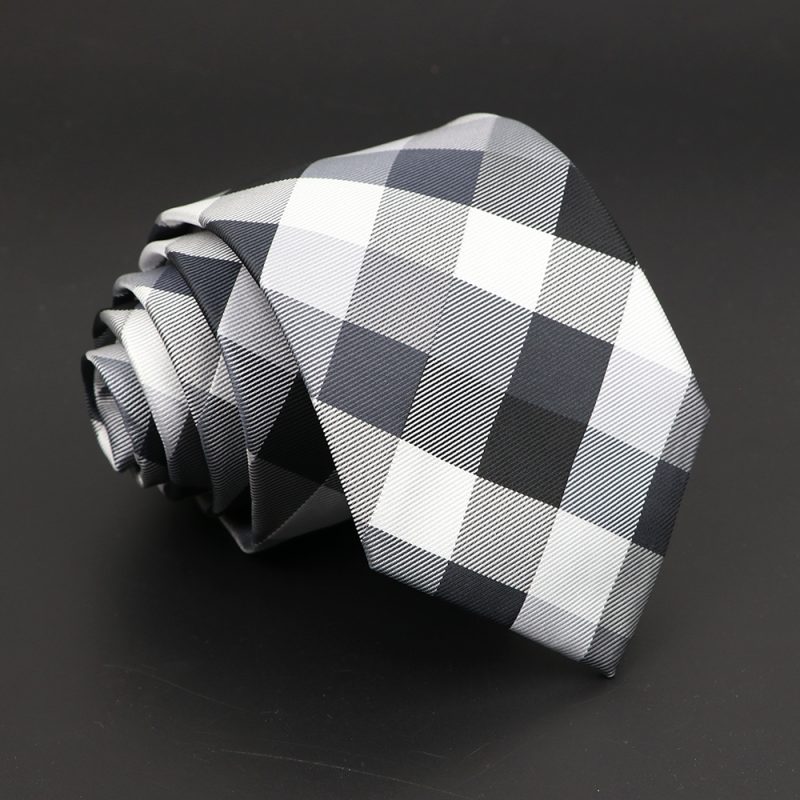 Fashion Polyester Necktie For Men Business Meeting Formal Striped Dot Floral 8cm Jacquard Tie Daily Wear Cravat Suit Accessories - Image 48