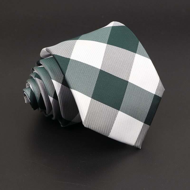 Fashion Polyester Necktie For Men Business Meeting Formal Striped Dot Floral 8cm Jacquard Tie Daily Wear Cravat Suit Accessories - Image 49