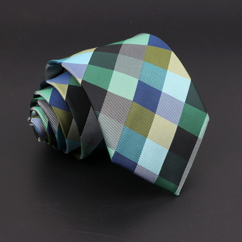 Fashion Polyester Necktie For Men Business Meeting Formal Striped Dot Floral 8cm Jacquard Tie Daily Wear Cravat Suit Accessories - Image 53