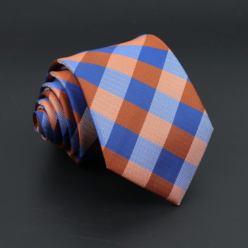 Fashion Polyester Necktie For Men Business Meeting Formal Striped Dot Floral 8cm Jacquard Tie Daily Wear Cravat Suit Accessories - Image 54