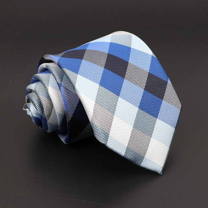 Fashion Polyester Necktie For Men Business Meeting Formal Striped Dot Floral 8cm Jacquard Tie Daily Wear Cravat Suit Accessories - Image 55