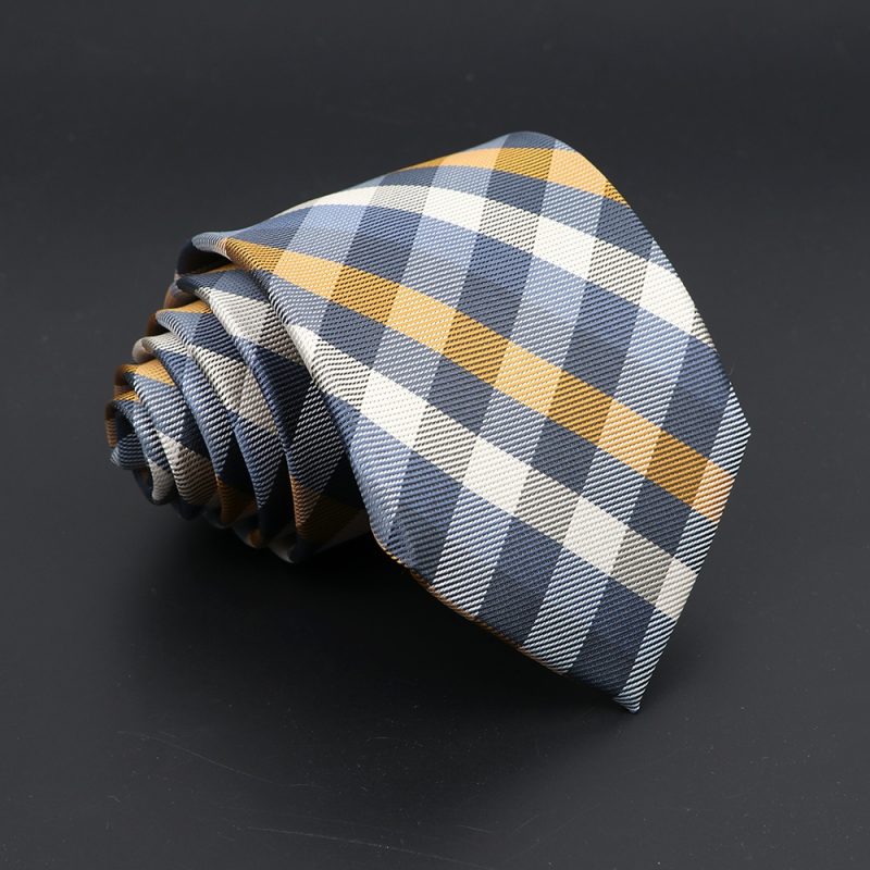 Fashion Polyester Necktie For Men Business Meeting Formal Striped Dot Floral 8cm Jacquard Tie Daily Wear Cravat Suit Accessories - Image 56