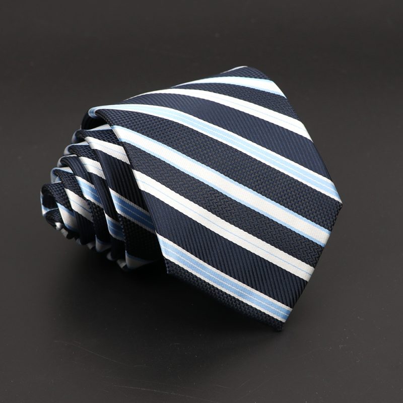 Fashion Polyester Necktie For Men Business Meeting Formal Striped Dot Floral 8cm Jacquard Tie Daily Wear Cravat Suit Accessories - Image 63