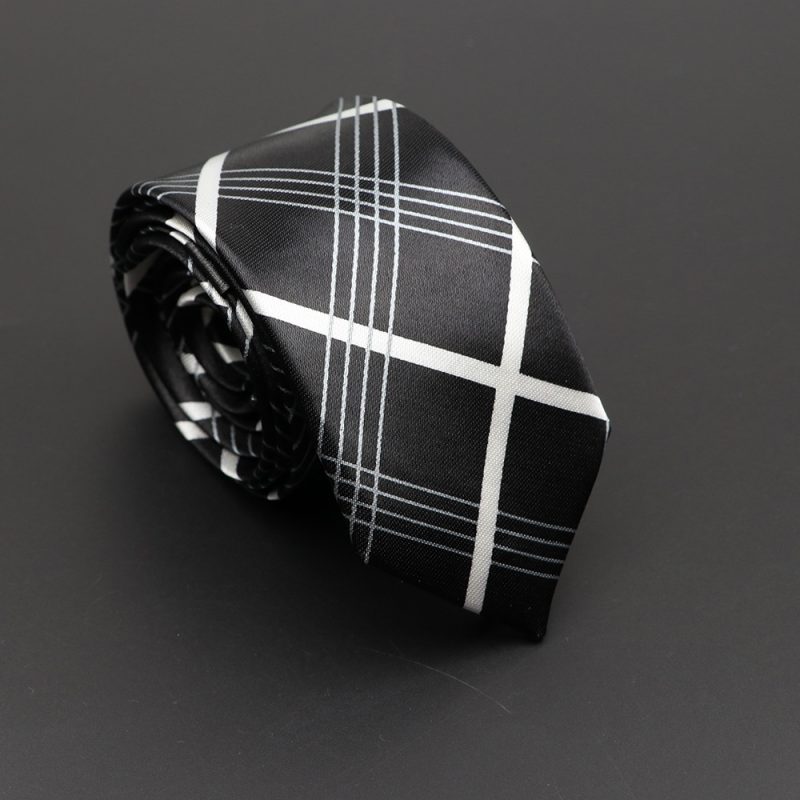 Classic Musical Notes Printed Tie Silky Narrow Neckties Slim Smooth Piano Guitar Necktie Simple Elegant Trendy Unisex Ties Gift - Image 8