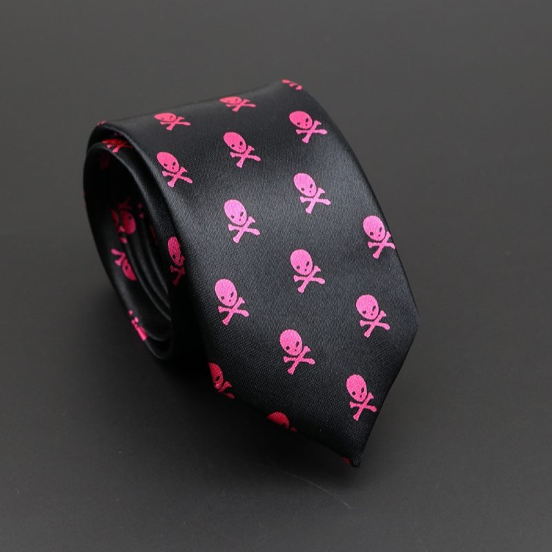 Classic Musical Notes Printed Tie Silky Narrow Neckties Slim Smooth Piano Guitar Necktie Simple Elegant Trendy Unisex Ties Gift - Image 37