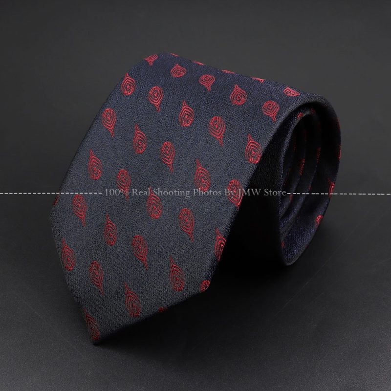 Fashion Woven 8 cm Striped Necktie Wedding Accessories Green Brown Tie Gravatas Man Dot Fit Group Party Office Neck Ties Gift - Image 15