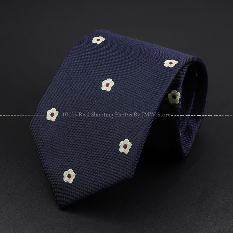 Fashion Woven 8 cm Striped Necktie Wedding Accessories Green Brown Tie Gravatas Man Dot Fit Group Party Office Neck Ties Gift - Image 23