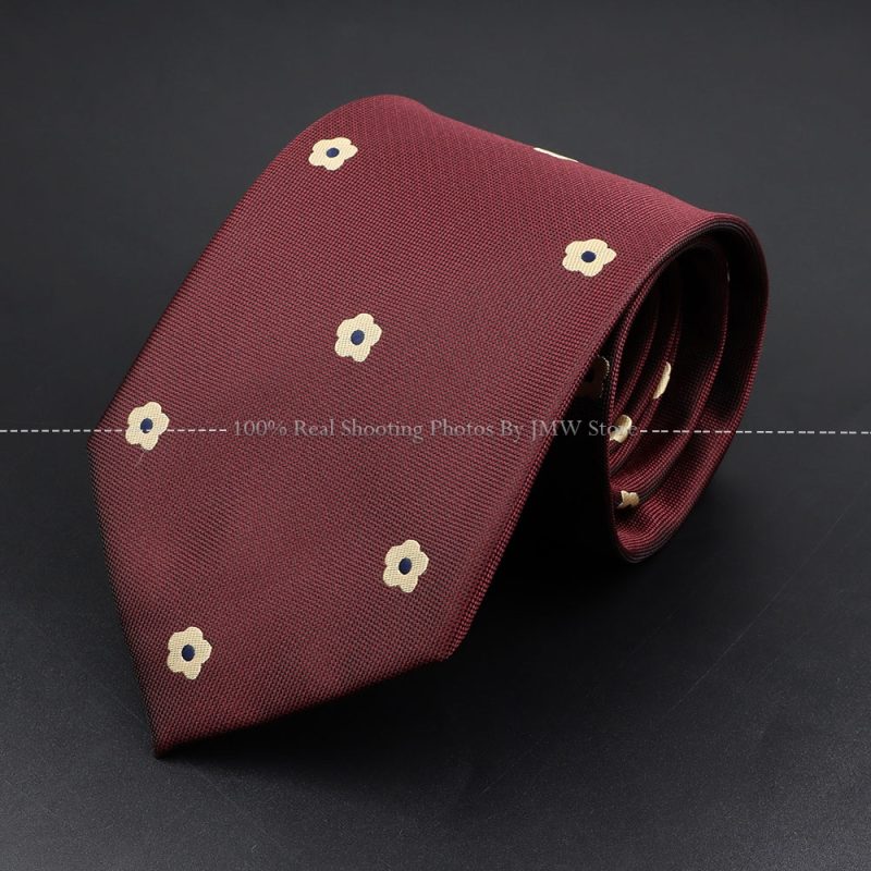 Fashion Woven 8 cm Striped Necktie Wedding Accessories Green Brown Tie Gravatas Man Dot Fit Group Party Office Neck Ties Gift - Image 25