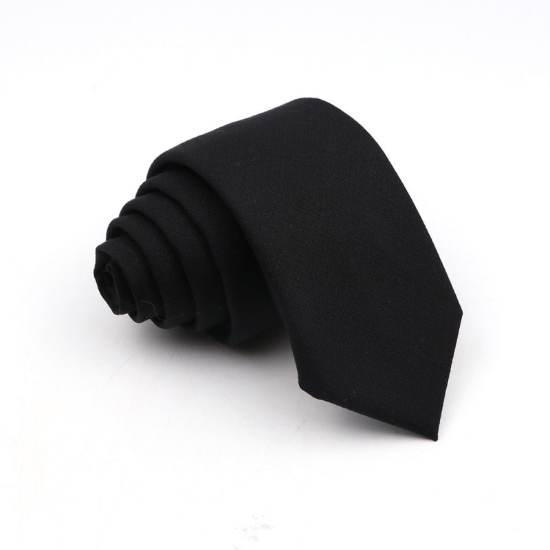 New Men's Solid Color Tie Skinny Casual Anti-wrinkle Necktie For Wedding Suit Neckties Pink Blue Grey Ties Cravat Gift Accessory - Image 7