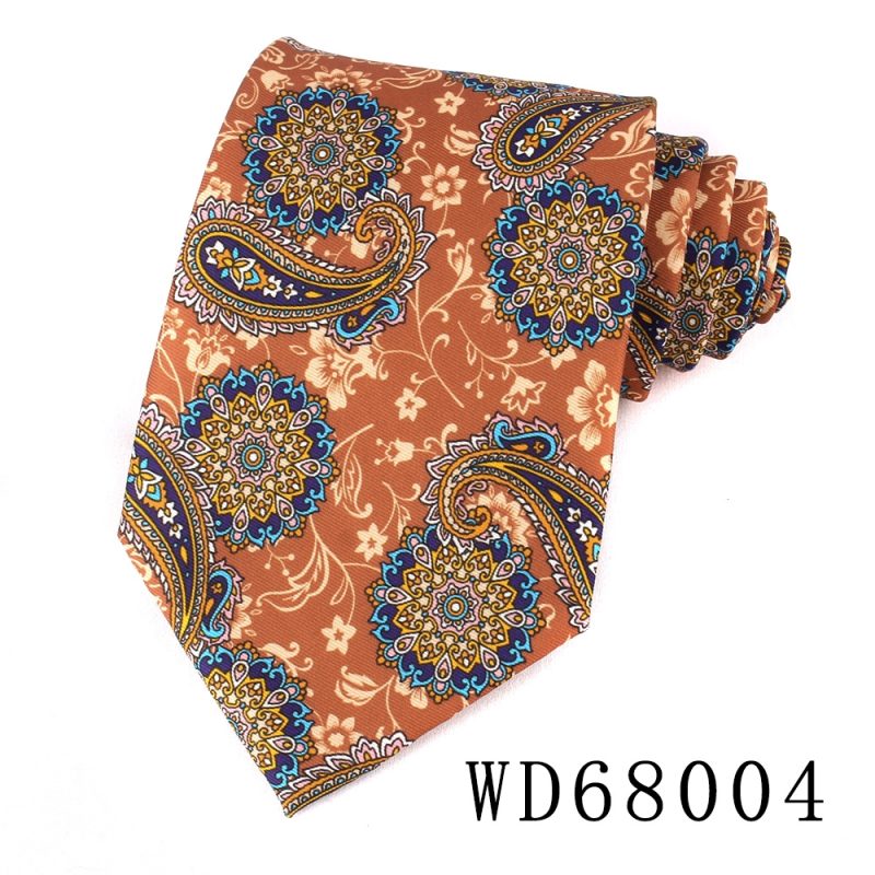 9 cm Wide Print Ties For Men Women Paisley Neck Tie For Wedding Business Classic Groom Neckties Fashion Men's Flower Neck Tie - Image 11